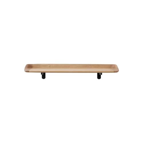 Étagère Guild HM14 bois naturel / Réédition 1954 - &tradition - Chêne - Aluminium thermolaqué, Chêne massif