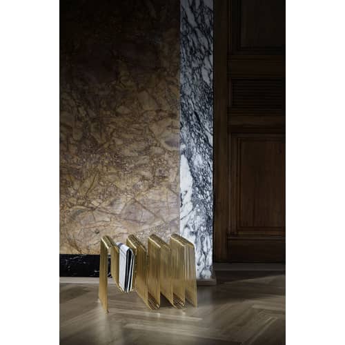 AYTM Curva Magazine holder - silver | Made In Design UK