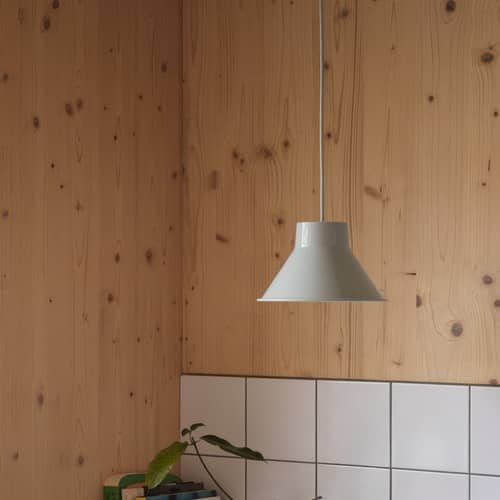 Top Pendant metal grey / Ø 21 x H 13 cm - Steel - Muuto - Grey - Steel