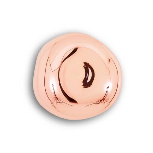 Applique Melt Surface Mini LED / Plafonnier - Ø 30 cm / Change de couleur - Tom Dixon - Cuivre - Polycarbonate