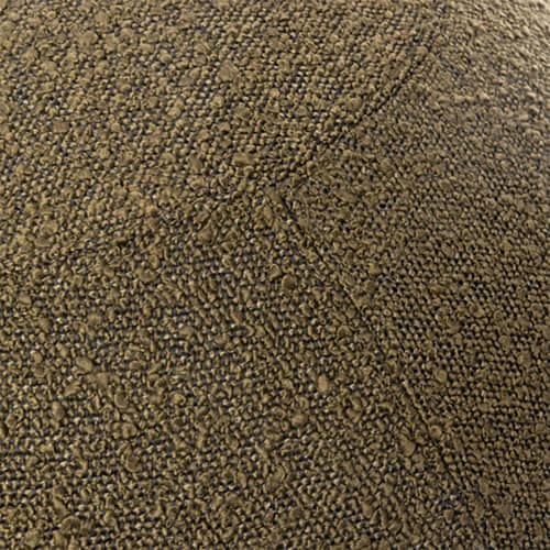 Pouf Bouclette Regular vert / Ergonomique - Ø 55 cm / Laine bouclette - BLOON PARIS - Canopée - Laine bouclée, PVC