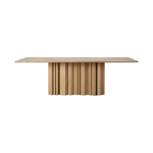 Sequence Rectangular table natural wood / 240 x 110 cm - 10 people - Ethnicraft - Oak - Solid oak