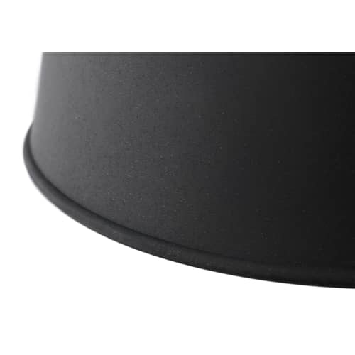 Suspension Grain matériau composite noir / Ø 21 cm - Muuto - Noir - Matériau composite