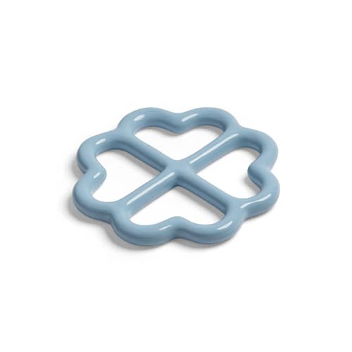 Topfuntersetzer Clover keramik blau - & klevering - Blau - Sandstein