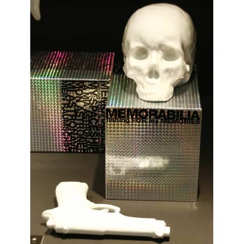 Décoration Memorabilia My Skull céramique blanc / Crâne en porcelaine - Seletti - Blanc - Crâne - Porcelaine