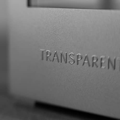 Enceinte Bluetooth Small transparente / L 26 x H 20 cm - Verre trempé - Transparent Speaker - Métal / Transparent - Aluminium, Verre trempé