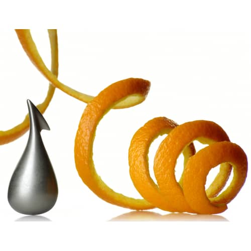 Épluche-agrumes Apostrophe métal - Alessi - Acier - Acier inoxydable satiné