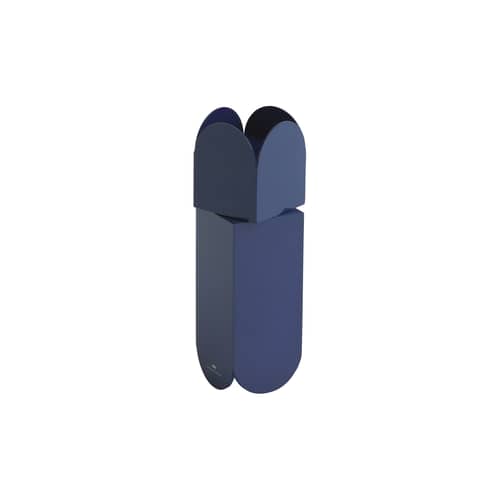 Gewürzmühle Arcs Large metall blau / H 17 cm - Hay - Dunkelblau - rostfreier Stahl
