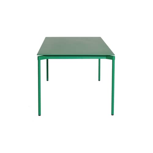 Fromme Rectangular table metal green / Aluminium - 180 x 90 cm - Petite Friture - Mint green - Aluminium