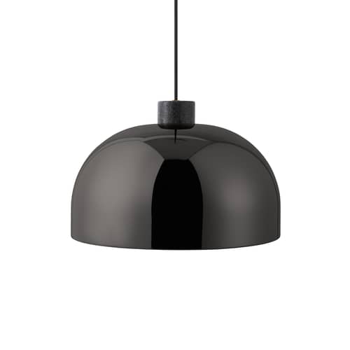 Sospensione Grant metallo pietra nero / Metallo & granito - Ø 45 cm - Normann Copenhagen - Nero - Acciaio, Granito