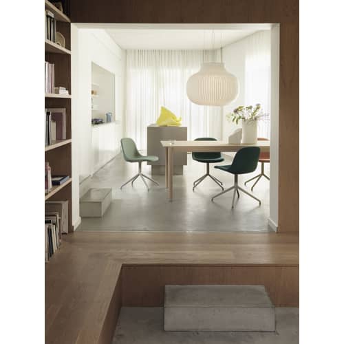 Vase Ridge Large céramique blanc / H 48 cm - Muuto - Blanc cassé - Faïence