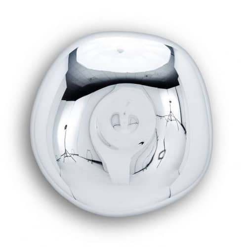 Applique Melt LED (2015)  / Ø 50 cm - Polycarbonate métallisé (change de couleur) - Tom Dixon - Chromé - Polycarbonate