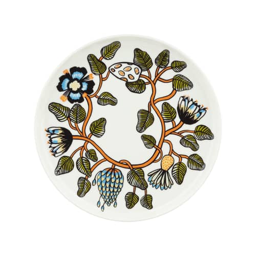 Assiette Tiara céramique multicolore / Ø 25 cm - Marimekko - Tiara / Multicolore - Grès