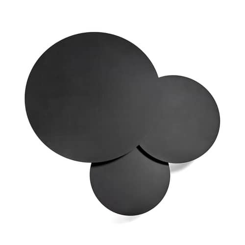 Couchtisch 02 Medium metall schwarz / Ø 78 x H 25 cm - Stahl - Serax - Ø 78 x H 25 cm - lackierter Stahl