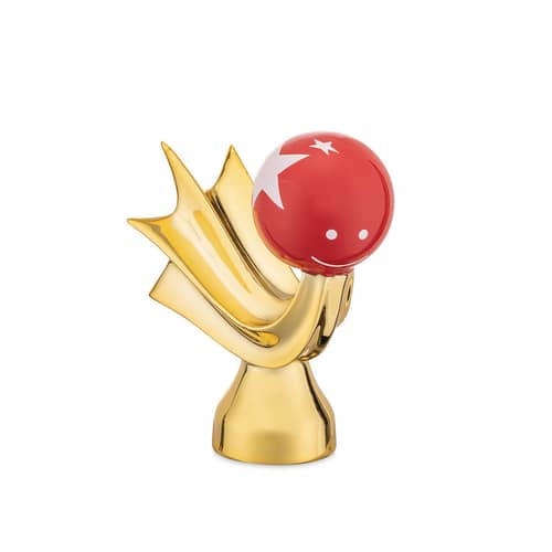 Krippenfigur Stella Cometa keramik bunt / Porzellan handbemalt - Alessi - Stella Cometa - Porzellan