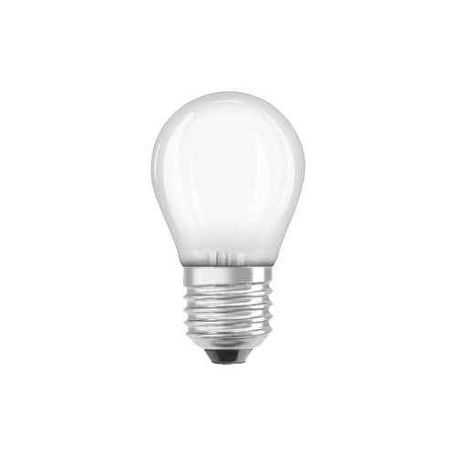 Mini Globe P45 LED E27 dimmable bulb glass white Frosted / 4.8W (= 40W) - Warm white - Osram - Dépoli - Glass