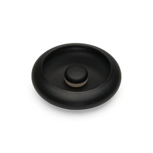 Applique d\'esterno Oloha Small metallo nero / Lampada senza fili - Ø 22,5 cm - Fatboy - Nero - ABS, Alluminio termolaccato, Silicone