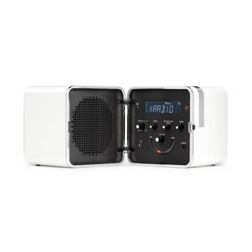 Radio.Cubo 50 Portable radio plastic material white / Bluetooth Speaker - 1964 - Brionvega - White - ABS
