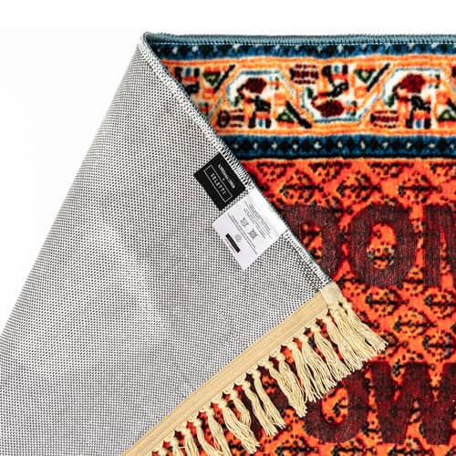 Tappeto Burnt - Freedom tessuto multicolore / 80 x 120 cm - Scritta ottenuta per combustione - Seletti - Freedom - Poliestere