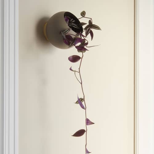 Wand-Blumentopf Globe Large von AYTM - gold taupe | Made In Design