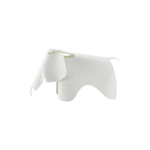 Decorazione Eames Elephant RE (1945) materiale plastico bianco / L 78,5 cm - Plastica riciclata - Vitra - Bianco - Polipropilene riciclato