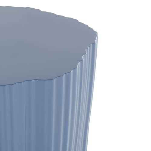 Corteza End table plastic material blue / 36 x 38 x H 48 cm - Kartell - Lilac - Recycle polyethylene