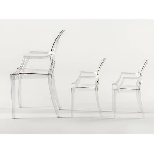 Fauteuil enfant Lou Lou Ghost plastique transparent - Kartell - Cristal - Polycarbonate