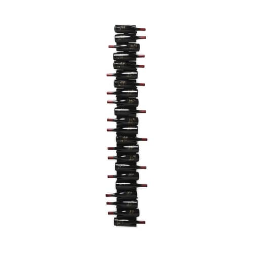 Porte-bouteilles mural Ptolomeo Vino métal noir / H 208 cm - Opinion Ciatti - Noir - Métal laqué