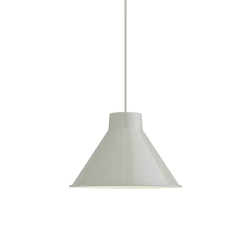 Sospensione Top metallo grigio / Ø 28 x H 19 cm - Acciaio - Muuto - Grigio - Acciaio