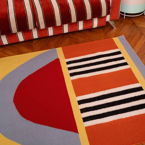 Tapis Eden / 210 x 140 cm - Tissé main - COLORTHERAPIS - 210 x 140 cm - Laine vierge de Nouvelle-Zélande