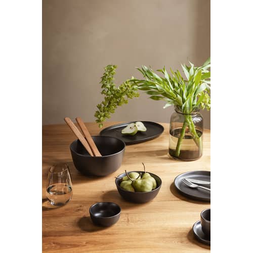 Bol Nordic Kitchen céramique noir / 0.15l - Ø 10 cm / Grès - Eva Trio - Ø 10 cm / Noir mat - Grès
