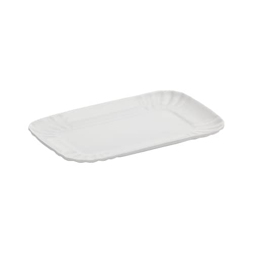 Dessertteller Estetico quotidiano keramik weiß / 13 x 20 cm - 4er Set - Seletti - 4er Set / Weiß - Porzellan