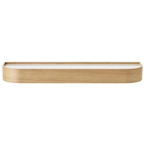 Etagère Epoch / L 79 cm - Réversible - Menu - Chêne naturel / Beige - Contreplaqué, Placage chêne