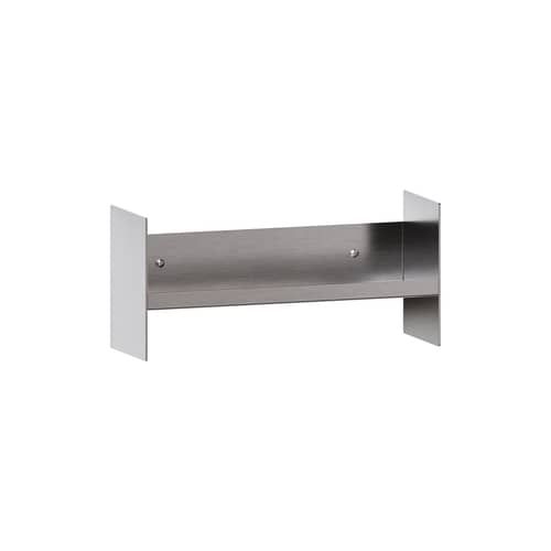 Étagère Pli Slim Core métal / L 30 x P 10 cm - TIPTOE - Inox brossé - Acier inoxydable brossé