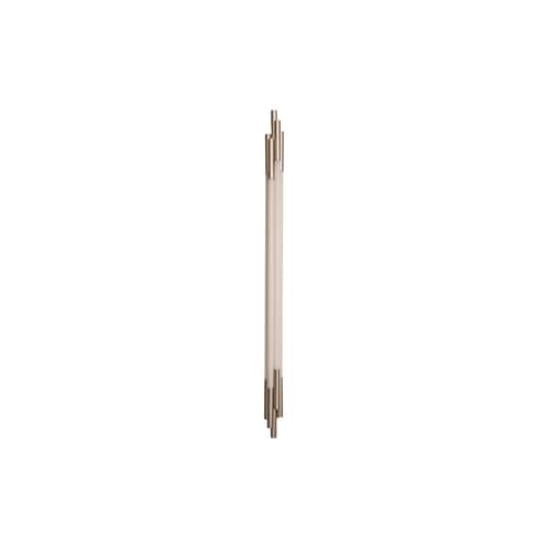Lampada da parete ORG Large vetro bianco / LED - L 150 cm - DCW éditions - Nichel e Bianco - Alluminio, Vetro opalino