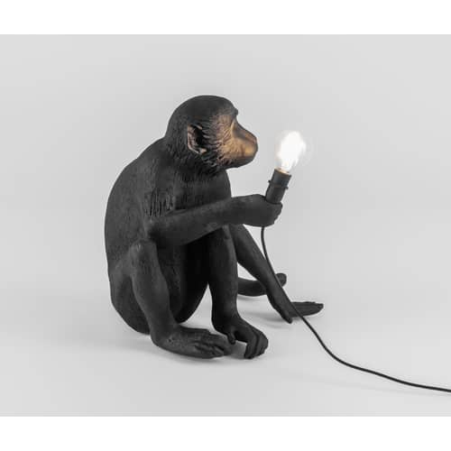 Lampe d\'extérieur Monkey OUTDOOR - Sitting / H 32 cm - Seletti - Sitting - Résine