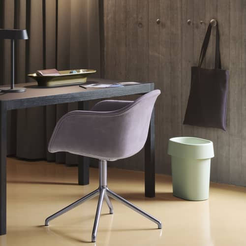 Patère The Dots Metal Large / Ø 5 cm - Muuto - Lilas - Aluminium anodisé