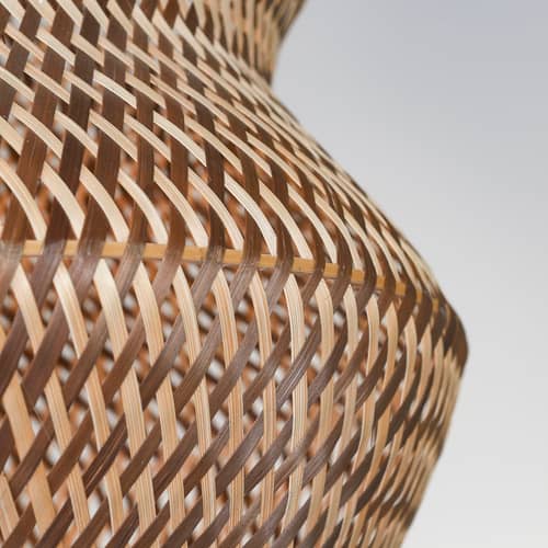 Suspension Barbados / Ø 40 x H 67 cm - Bambou - GOOD&MOJO - Marron & naturel - Bambou, Fer