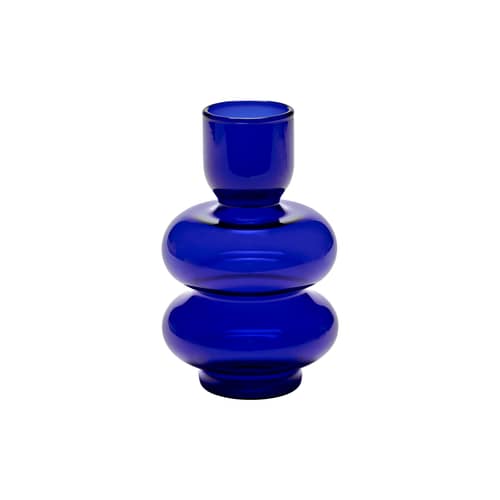 Vase Bubble verre bleu / H 15 cm - Serax - Bleu - Verre borosilicaté