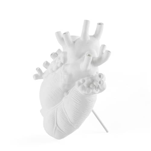 Vase Love in Bloom céramique blanc / H 25 cm - Marcantonio, 2018 - Seletti - Blanc - Porcelaine