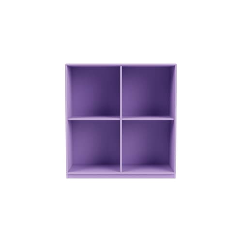 Ablage Show holz violett / B 69,6 x T 30 x H 72,6 cm - MONTANA - Iris 164 - lackierte Holzfaserplatte
