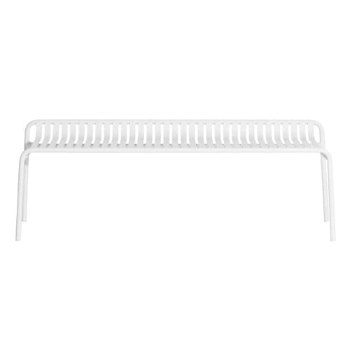Banc Week-End métal blanc / Aluminium - L 156 cm - Petite Friture - Blanc - Aluminium thermolaqué époxy