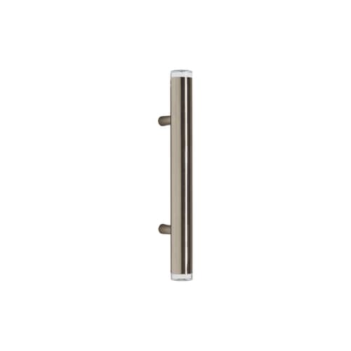 Pyl Bathroom wall light metal / L 75 cm - Petite Friture - Polished steel - Polished steel, Pressed glass