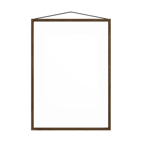 Cadre A2 bois marron / 44 x 61,5 cm - MOEBE - Chêne fumé - Chêne fumé, Élastique, Verre acrylique