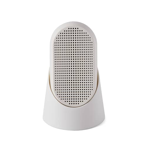 Enceinte Bluetooth Mino T - 5W plastique blanc / Etanche - Mousqueton intégré / Station d\'accueil - Lexon - Blanc mat - ABS