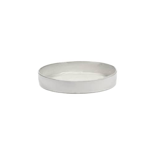 Suppenteller La Mère keramik weiß / Ø 25 x H 4,5 cm - Serax - Naturweiß - Sandstein