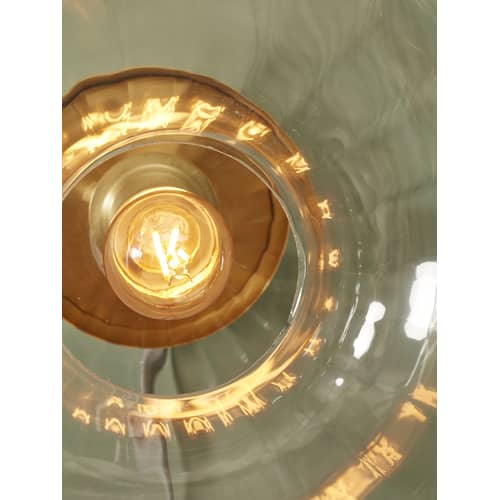 Plafonnier Brussels verre transparent / Ø 28 x H 28 cm - Verre - It\'s about Romi - Transparent / or - Métal, Verre