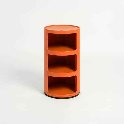 Rangement Componibili orange pop / 3 portes - Exclusivité en édition limitée - Kartell - Orange pop - édition limitée - ABS