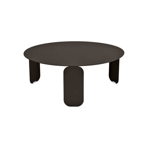 Table basse Bebop / Ø 80 x H 32 cm - Fermob - Tonka - Acier, Aluminium