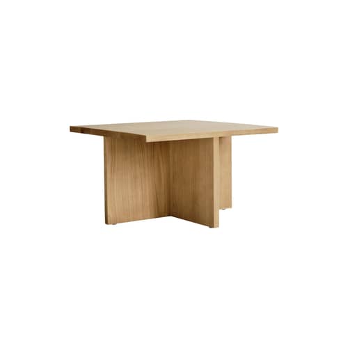 Table basse Brutus / 60 x 60 x H 36 cm - 101 COPENHAGEN - Chêne naturel - Chêne massif